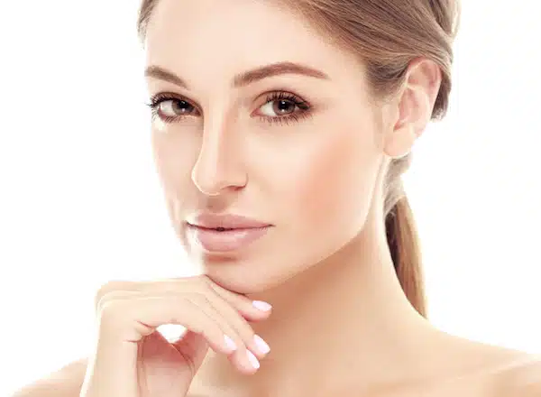 Close-up of a woman's face