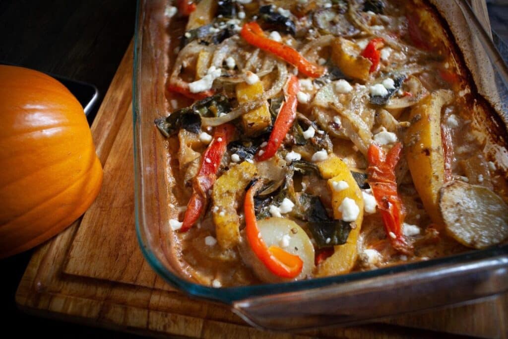 Pumpkin Poblano Casserole