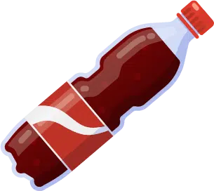 Switching soda for water illustration