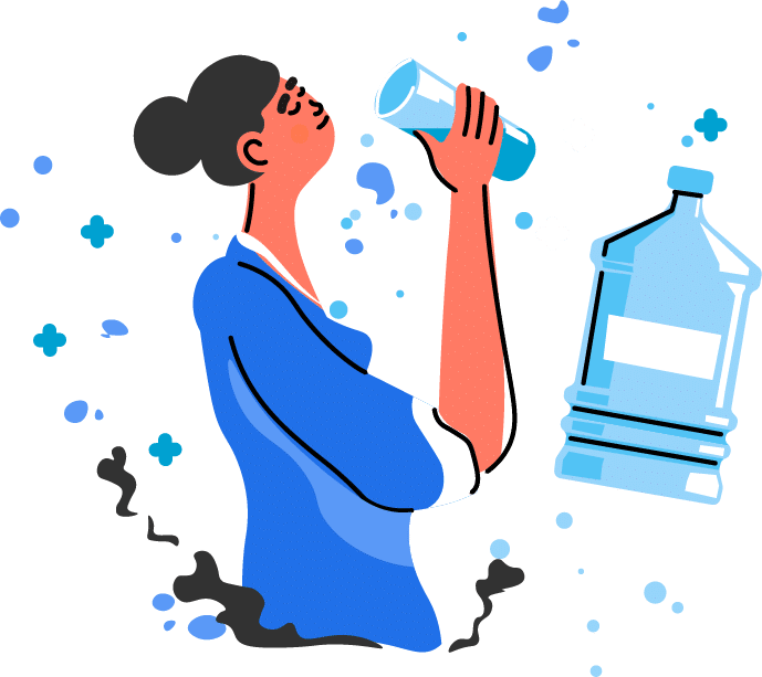 Glass of water icon