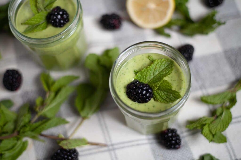 A low carb green smoothie