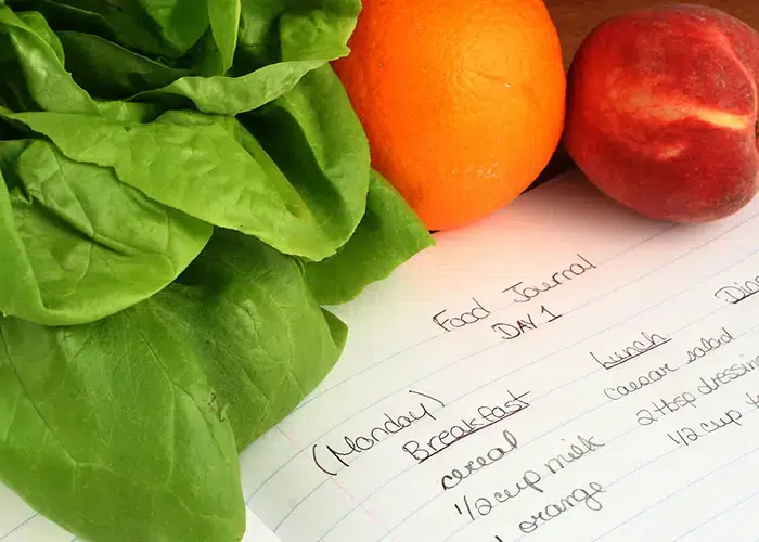 Food journaling module illustration