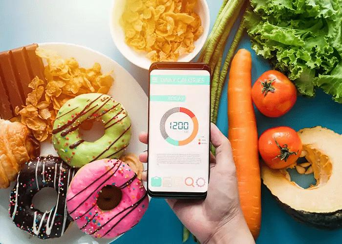 Calorie counting module illustration