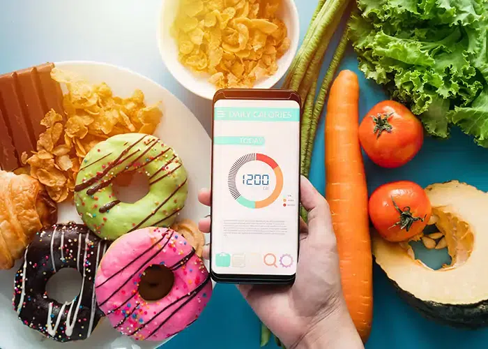 Calorie counting module illustration