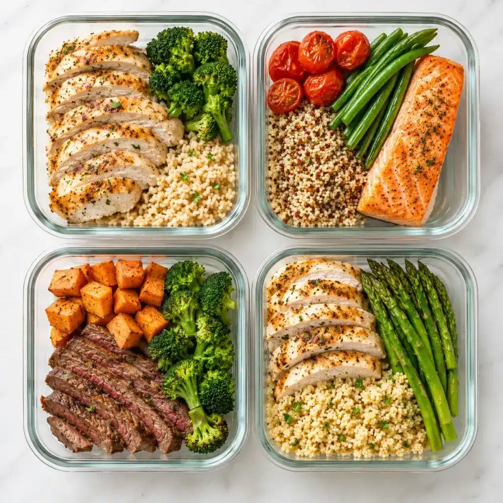 Portion-controlled prepared meals in glass containers